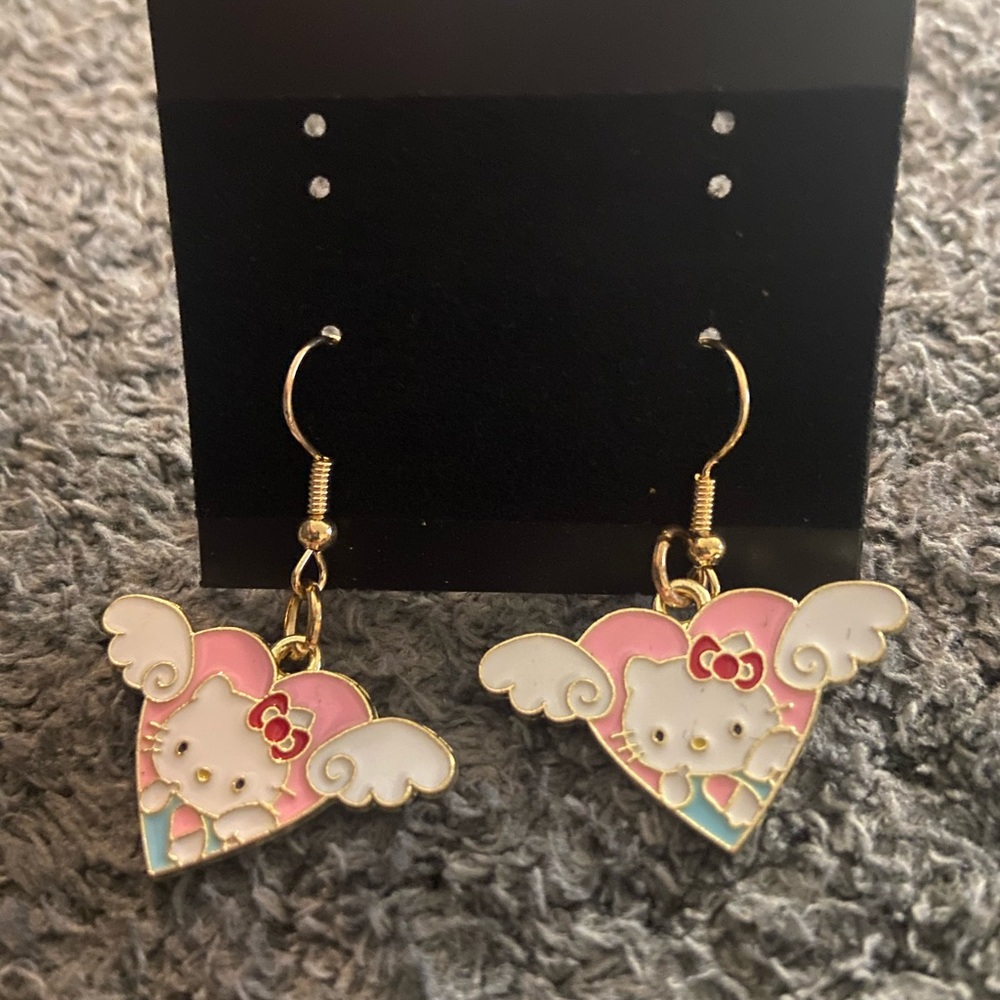 Handcrafted Hello kitty earrings (pick one) - Picture 11 of 13